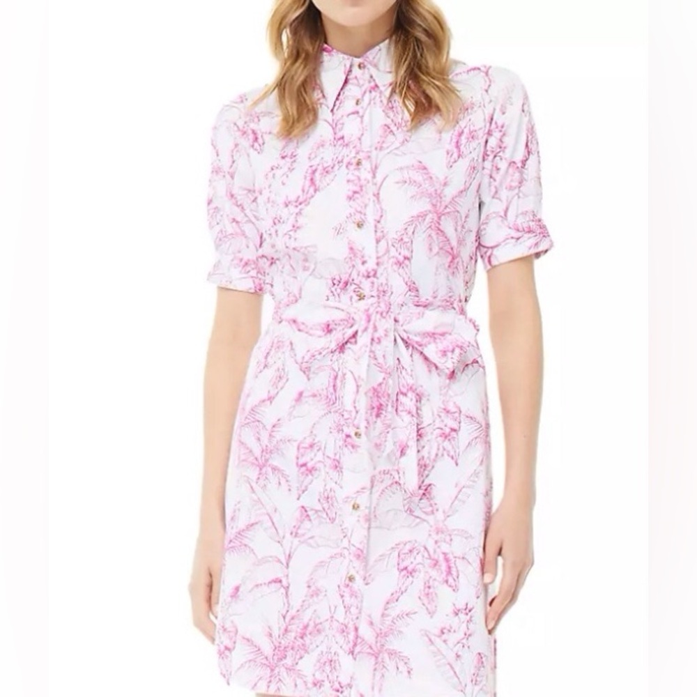 Robert Graham - Carolina Tropical Print Shirtdress